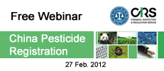 Pesticide Registration China